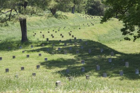 Oorlogsgraven in Vicksburg